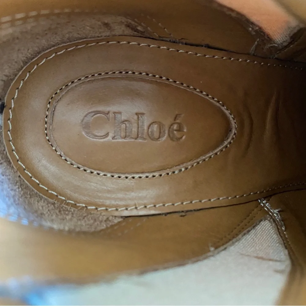 Chloe brown ankle boots - Picture 10 of 14